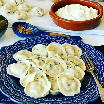 Assembling and Cooking Pelmeni